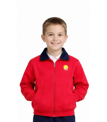 CHAQUETA FELPA PRIMARIA